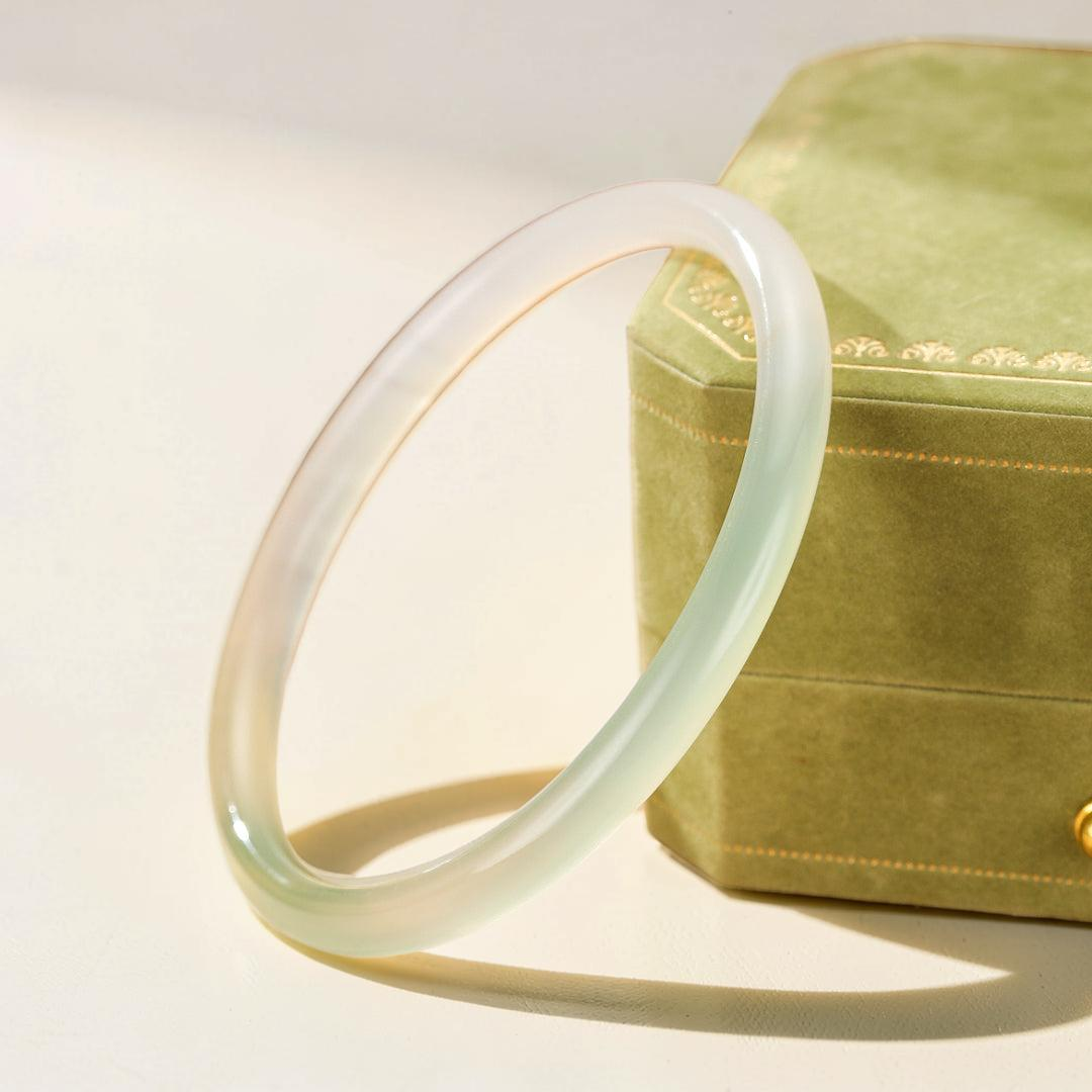 ATELIER-TIBET – Bracelet Calcédoine – Reflets Montagne