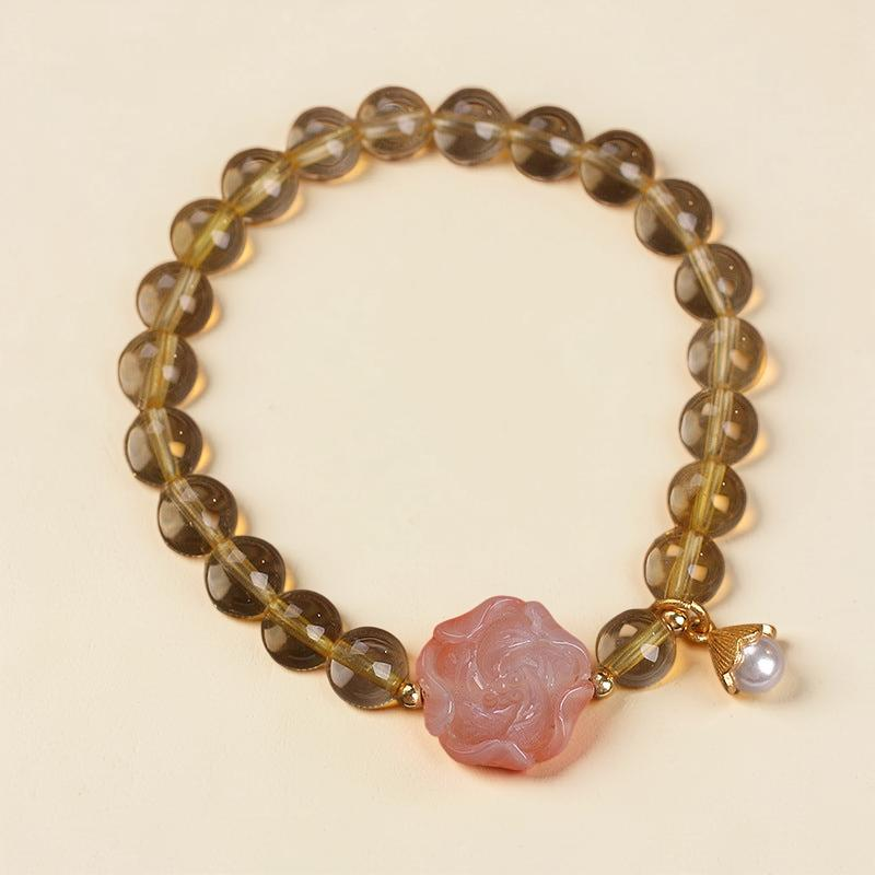 ATELIER-TIBET – Bracelet Citrine – Fleur d'Abondance