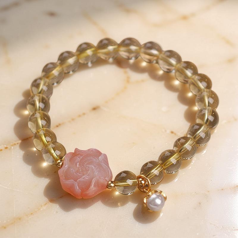 ATELIER-TIBET – Bracelet Citrine – Fleur d'Abondance