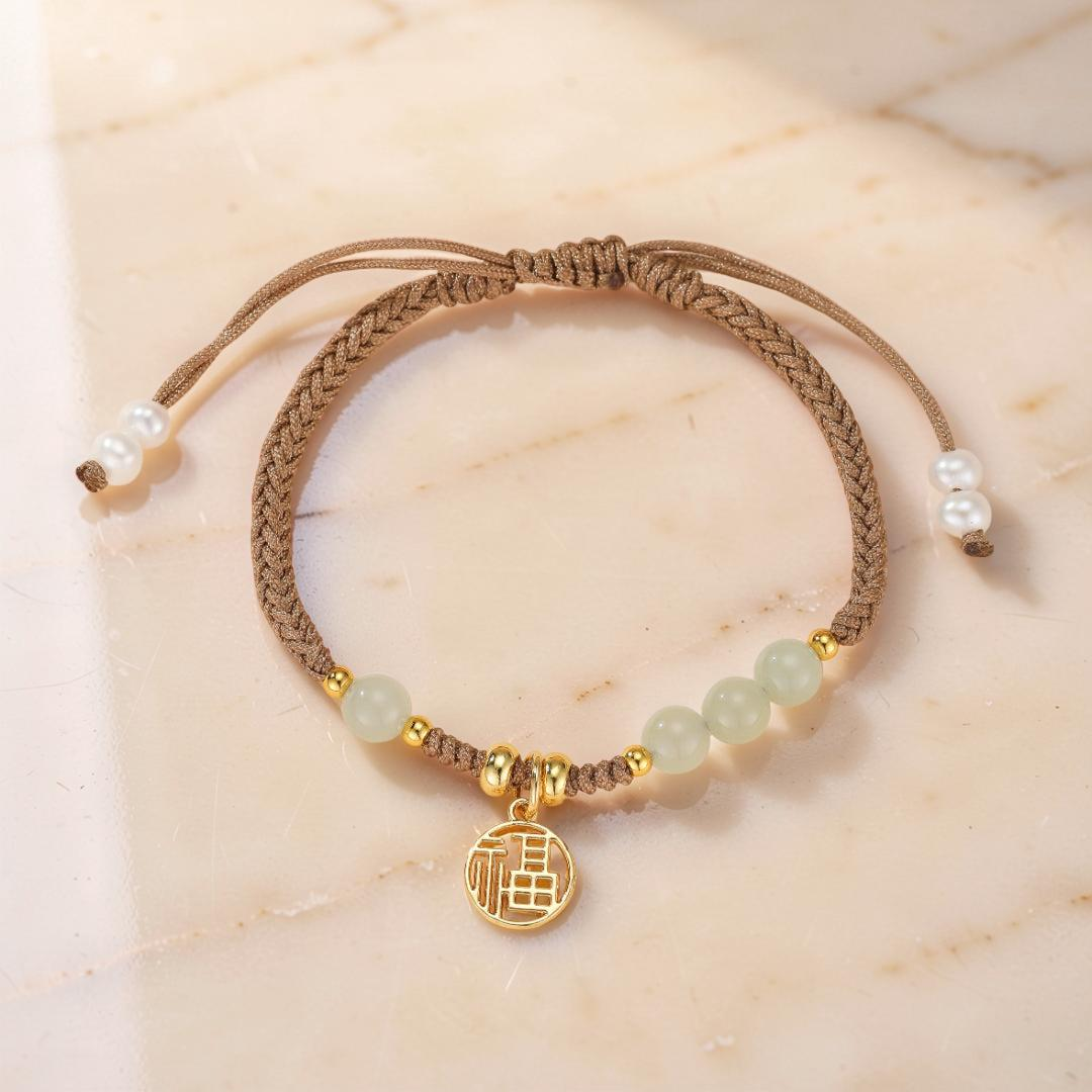 ATELIER-TIBET – Bracelet Jade – Réussite et Rassurance