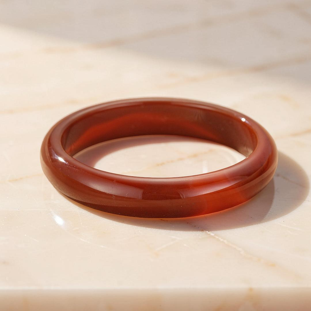 ATELIER-TIBET – Bracelet Jonc Agate – Force Ardente