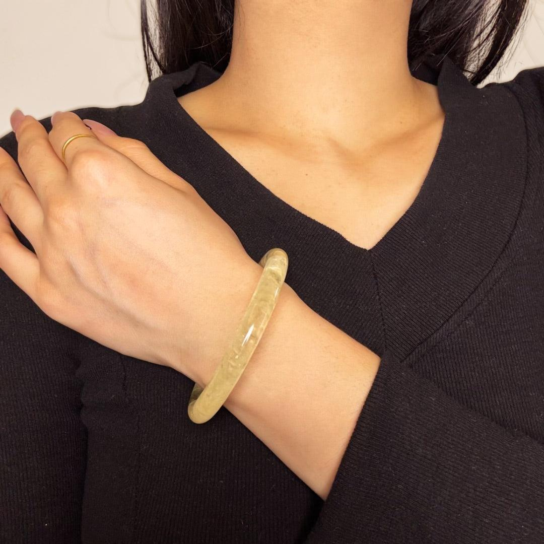 ATELIER-TIBET – Bracelet Jonc Citrine – Rayonnement Intérieur