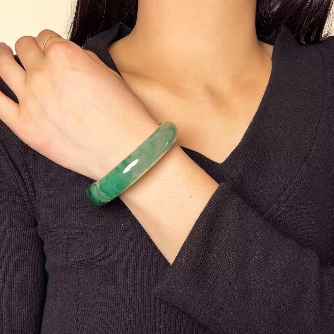 ATELIER-TIBET – Bracelet Jonc Jade – Éveil Doux