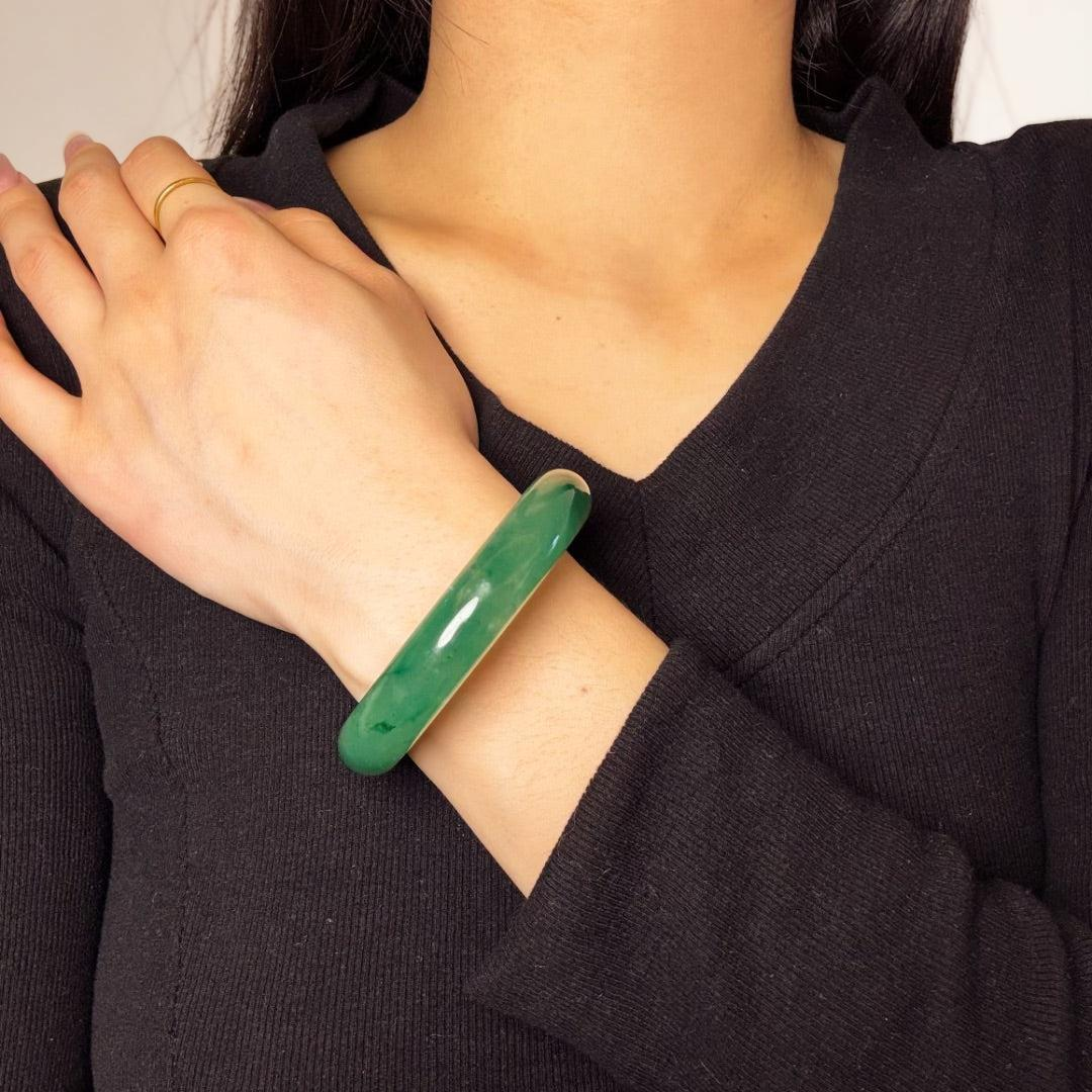 ATELIER-TIBET – Bracelet Jonc Jade – Éveil Doux