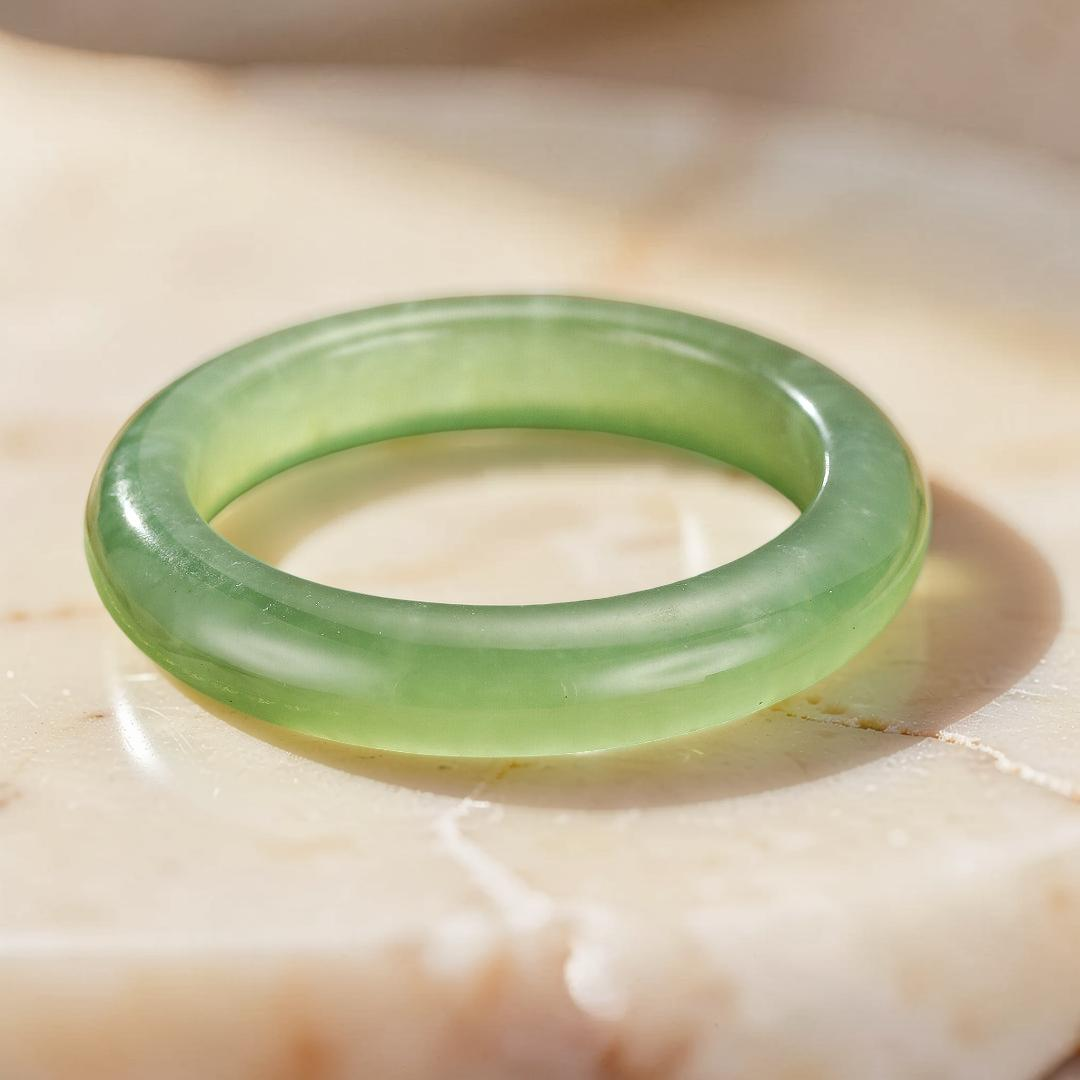ATELIER-TIBET – Bracelet Jonc Jade – Vert d’Eau