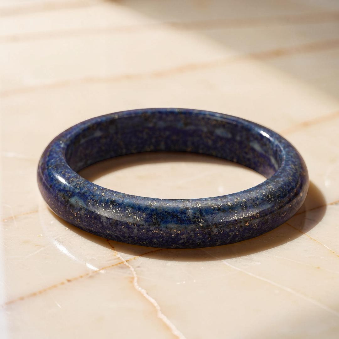 ATELIER-TIBET – Bracelet Jonc Lapis-Lazuli – Harmonie Intérieure