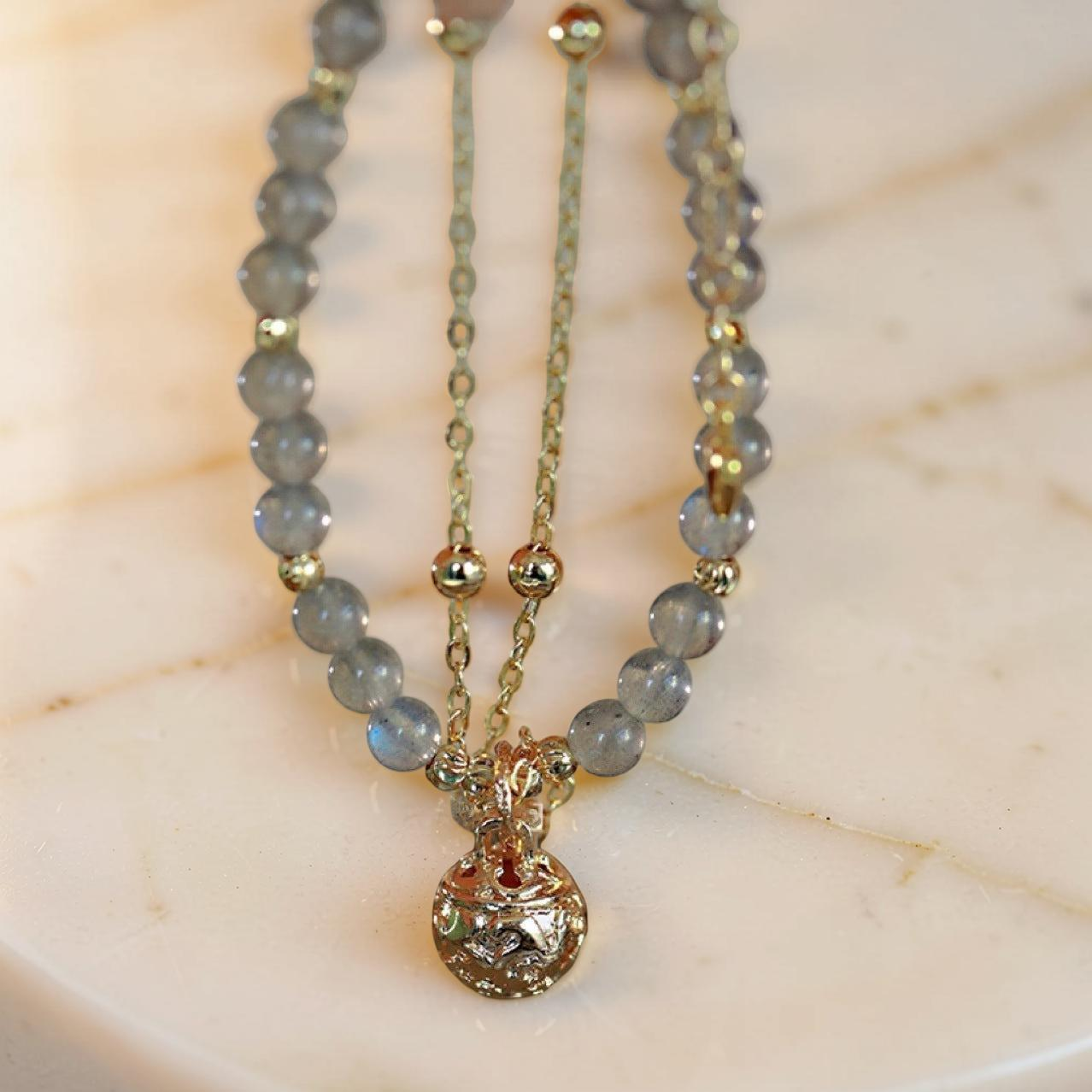 ATELIER-TIBET – Bracelet Labradorite – Éclat