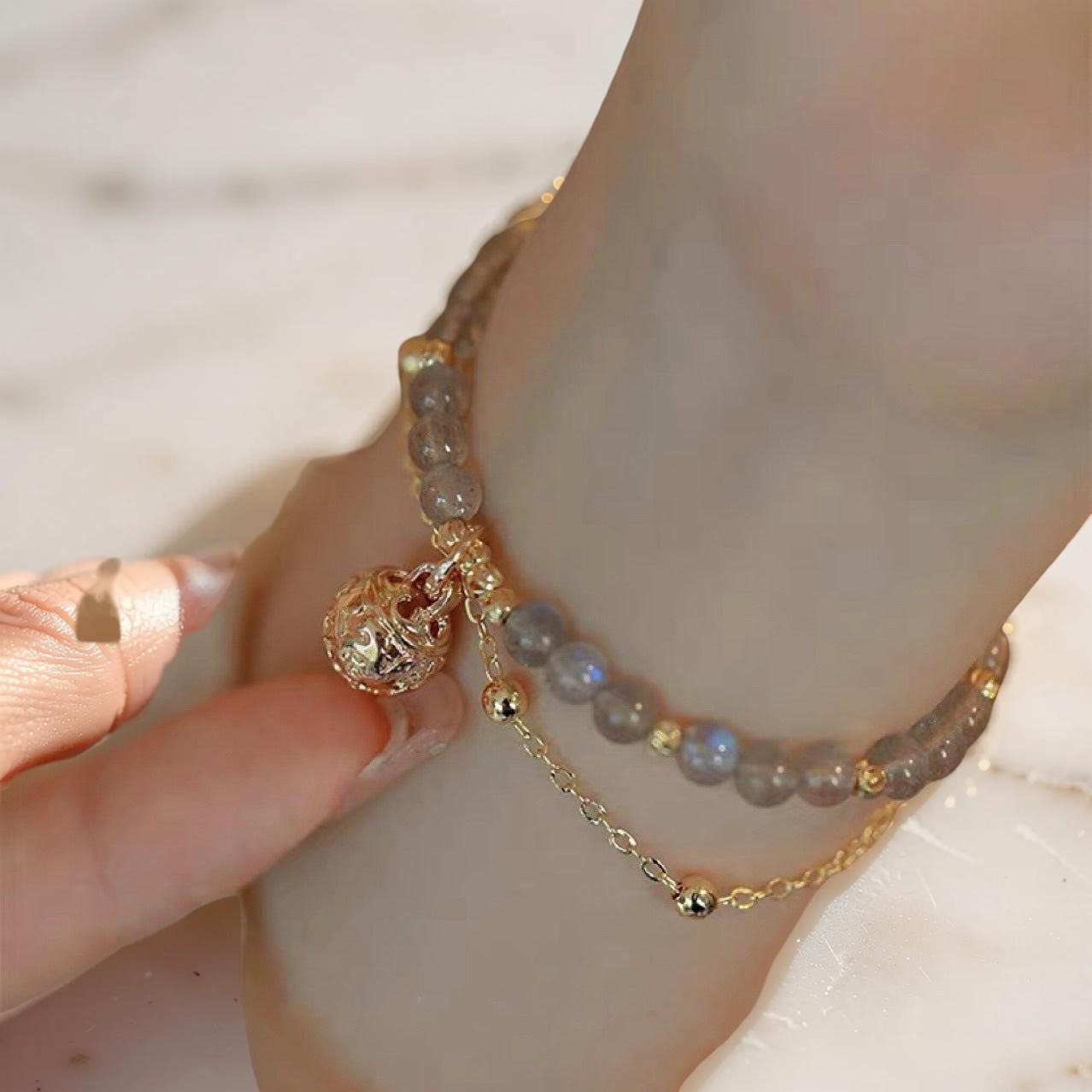 ATELIER-TIBET – Bracelet Labradorite – Éclat