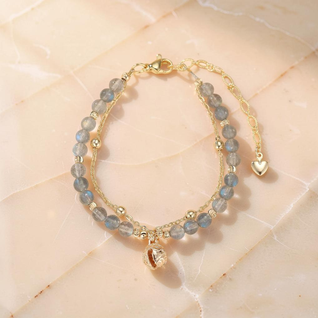 ATELIER-TIBET – Bracelet Labradorite – Éclat