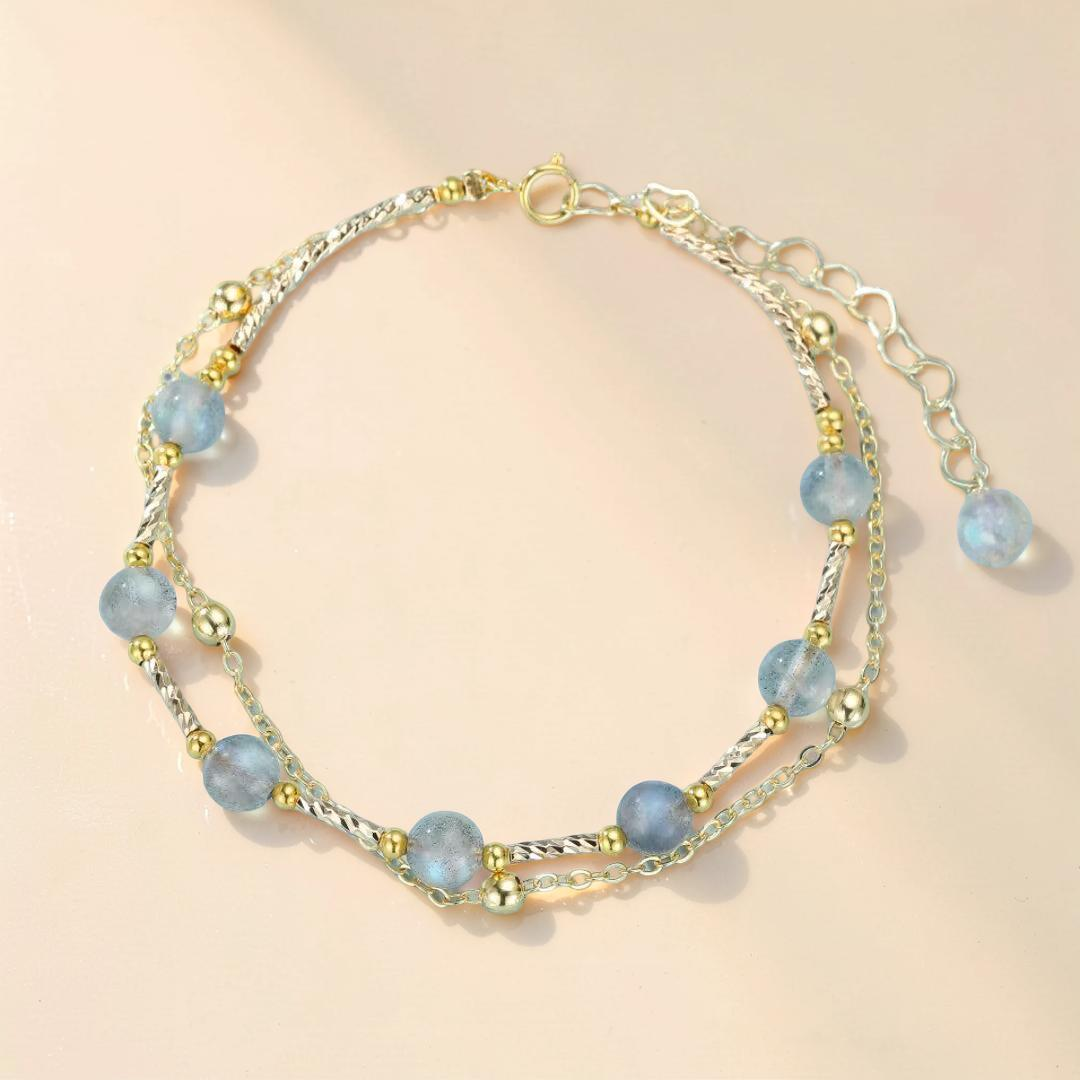ATELIER-TIBET – Bracelet Labradorite – Magie Lunaire