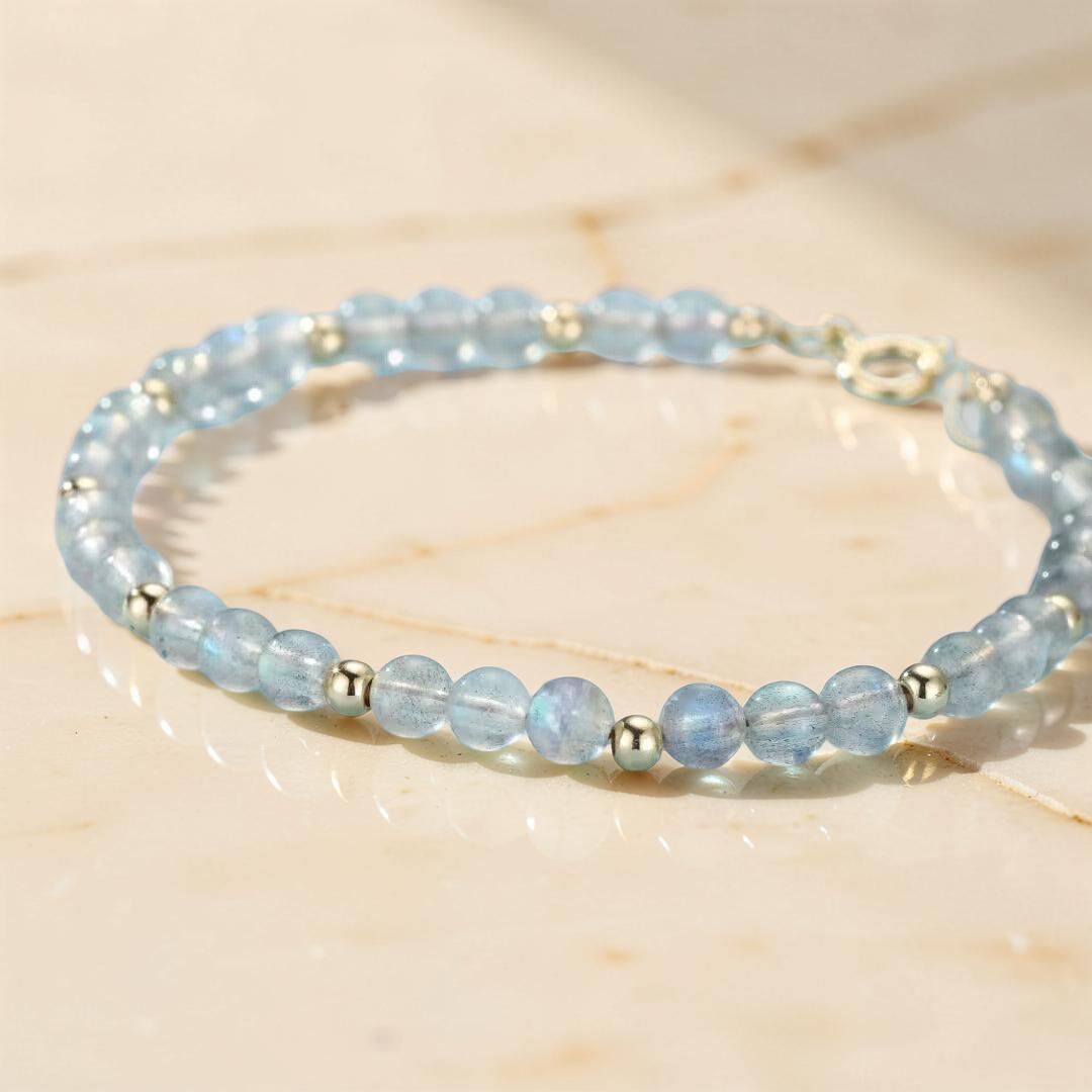 ATELIER-TIBET – Bracelet Labradorite – Mystère d’Aurore