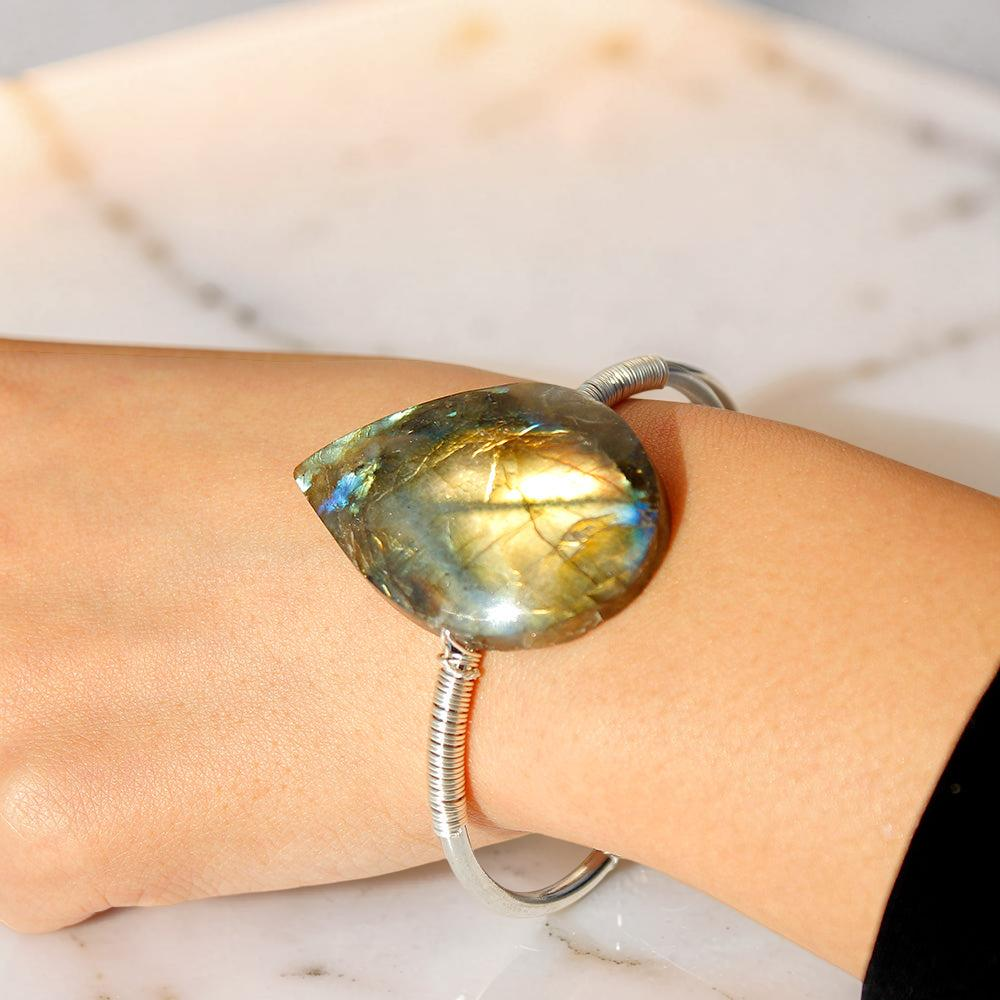 ATELIER-TIBET – Bracelet Labradorite –  Protection et Vitalité