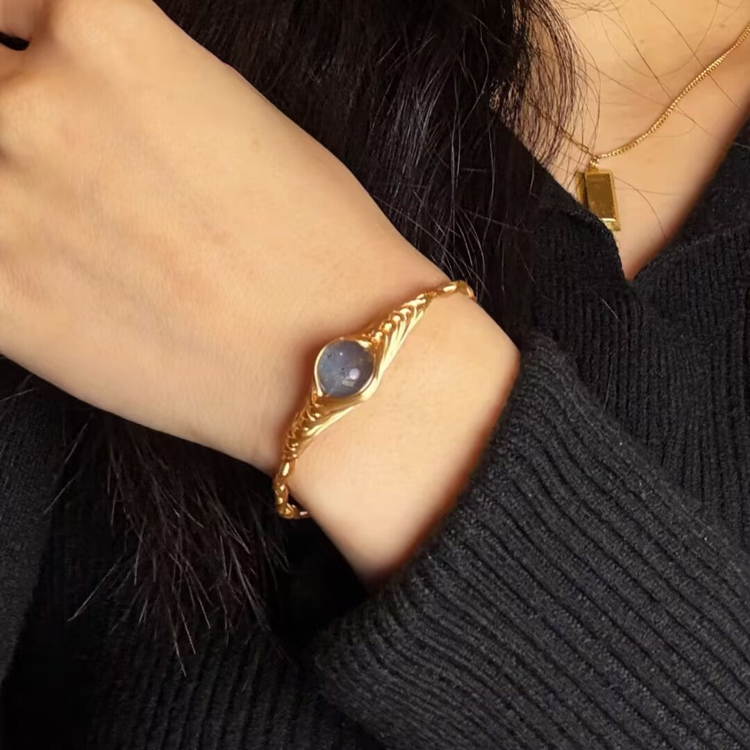 ATELIER-TIBET – Bracelet Labradorite – Troisième Œil