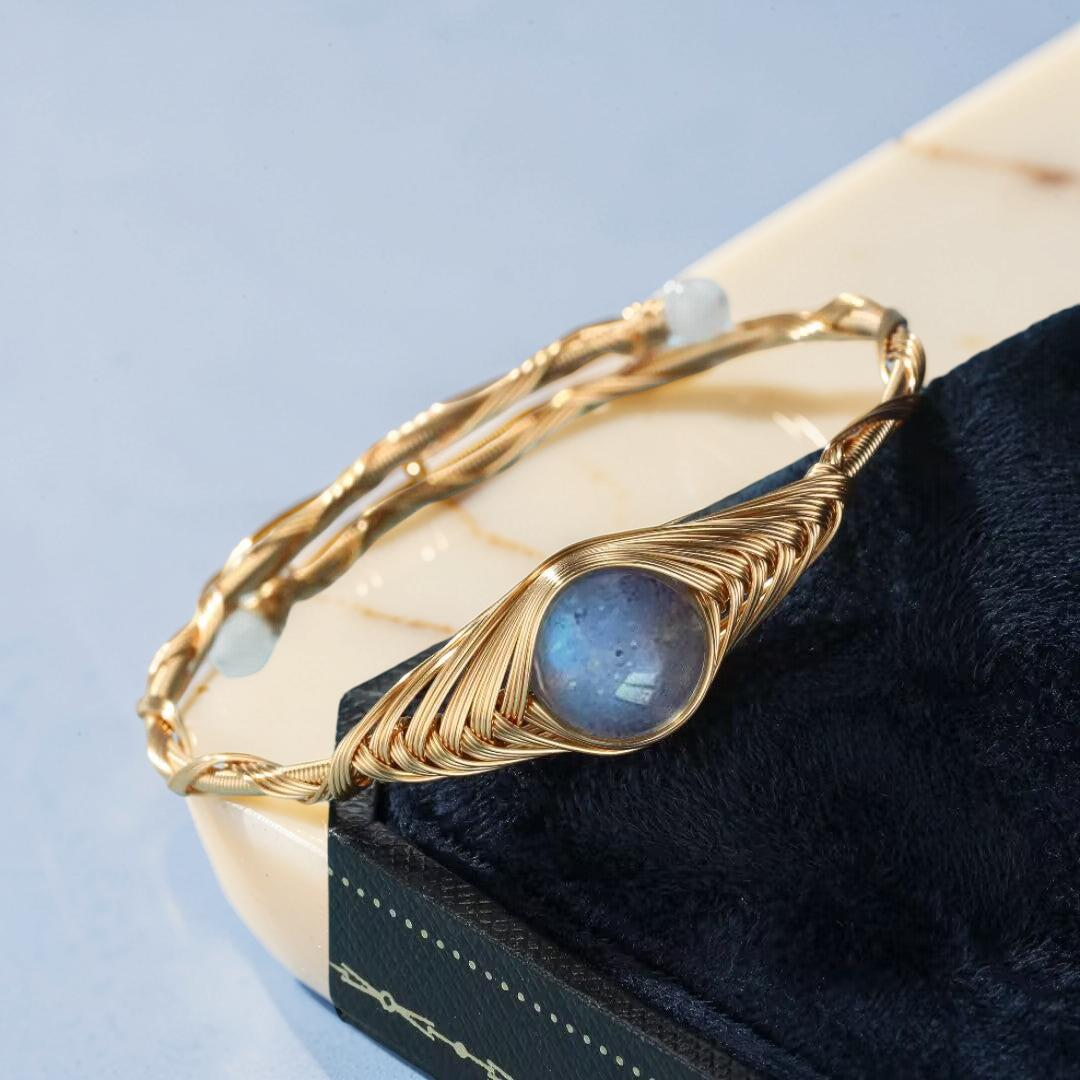 ATELIER-TIBET – Bracelet Labradorite – Troisième Œil