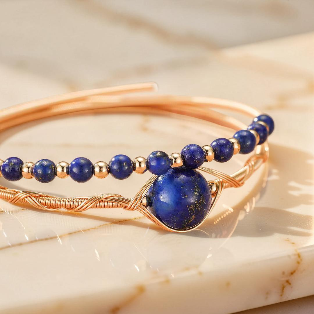 ATELIER-TIBET – Bracelet Lapis Lazuli – Œil Intuitif