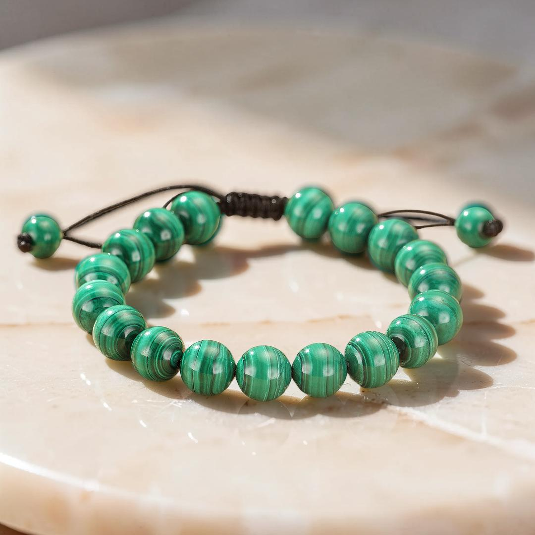 ATELIER-TIBET – Bracelet Malachite – Énergie Protectrice