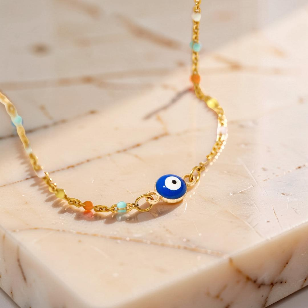 ATELIER-TIBET – Bracelet Mauvais Œil  Confiance  en Argent 925