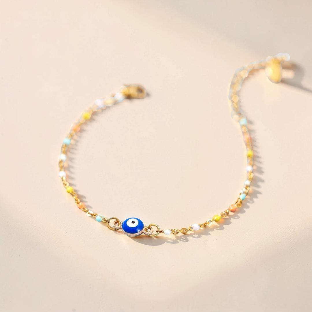 ATELIER-TIBET – Bracelet Mauvais Œil  Confiance  en Argent 925