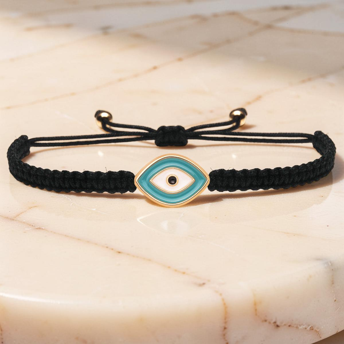 ATELIER-TIBET – Bracelet Mauvais Œil  Force Spirituelle  en Fil Rouge