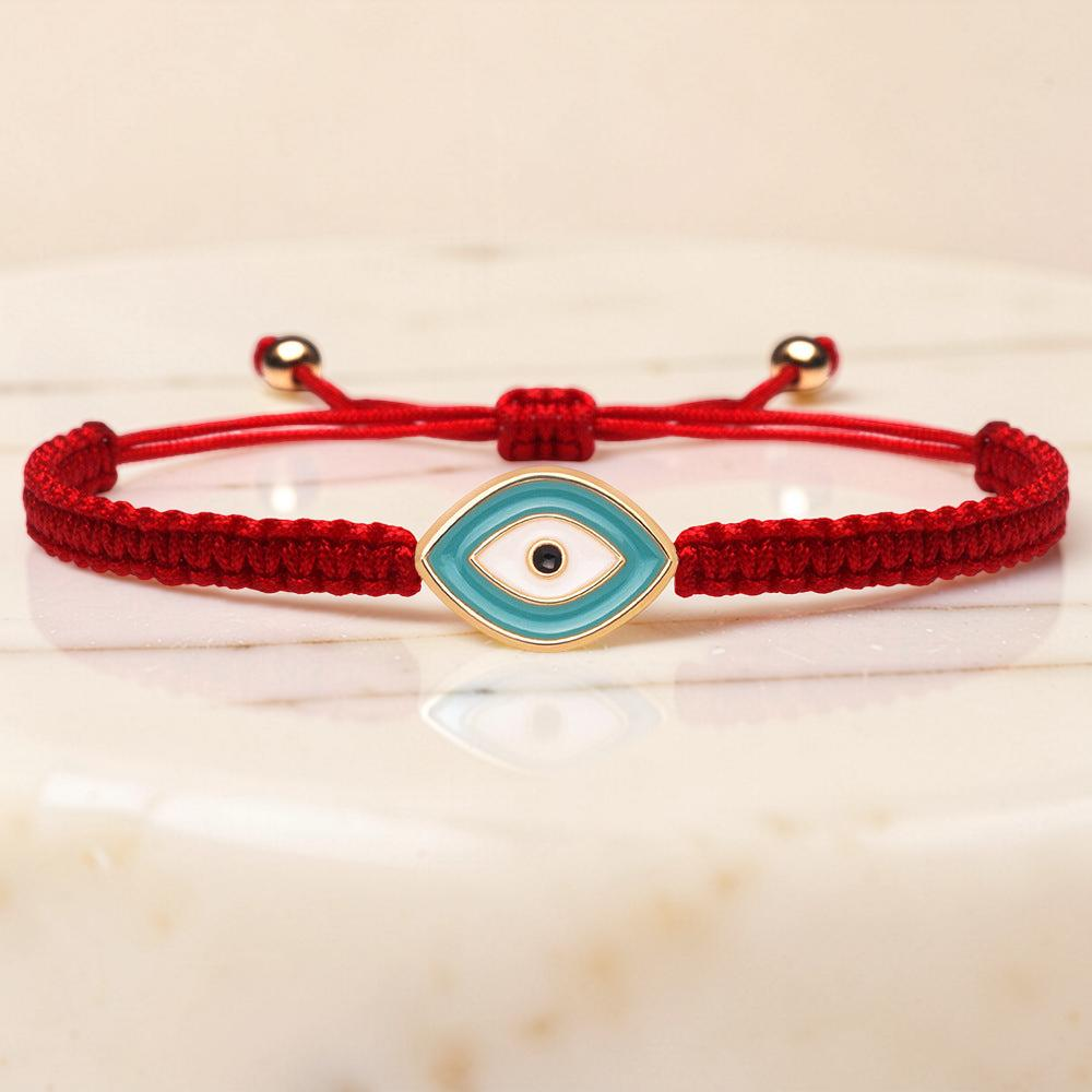 ATELIER-TIBET – Bracelet Mauvais Œil  Force Spirituelle  en Fil Rouge