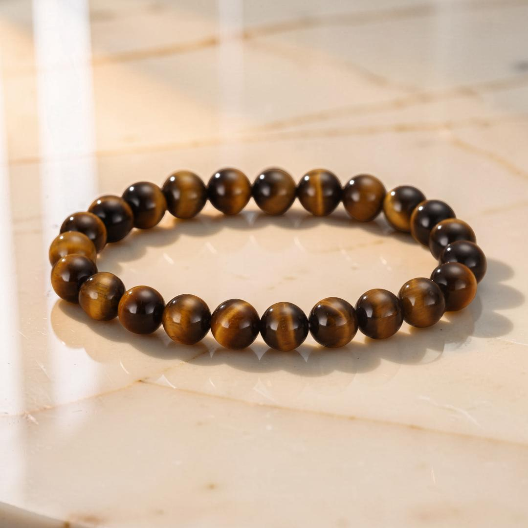 ATELIER-TIBET – Bracelet Œil de Tigre – Force Ancestrale