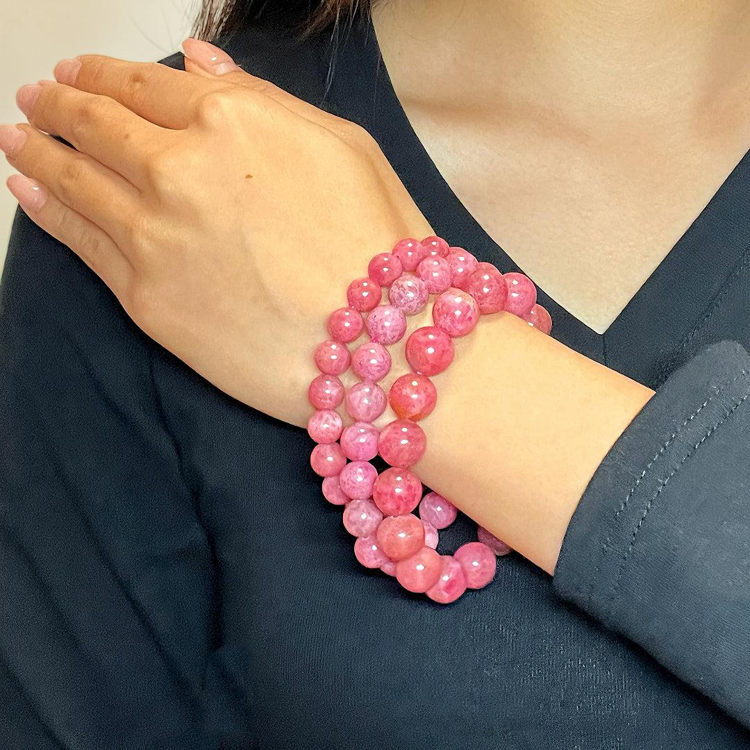 ATELIER-TIBET – Bracelet Rhodonite – Harmonie Rosée