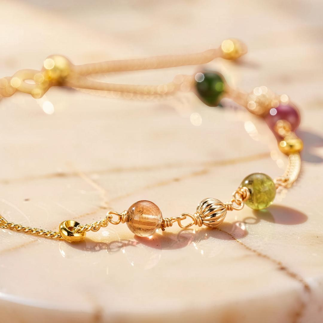 ATELIER-TIBET – Bracelet Tourmaline – Vibrations Arc-en-Ciel