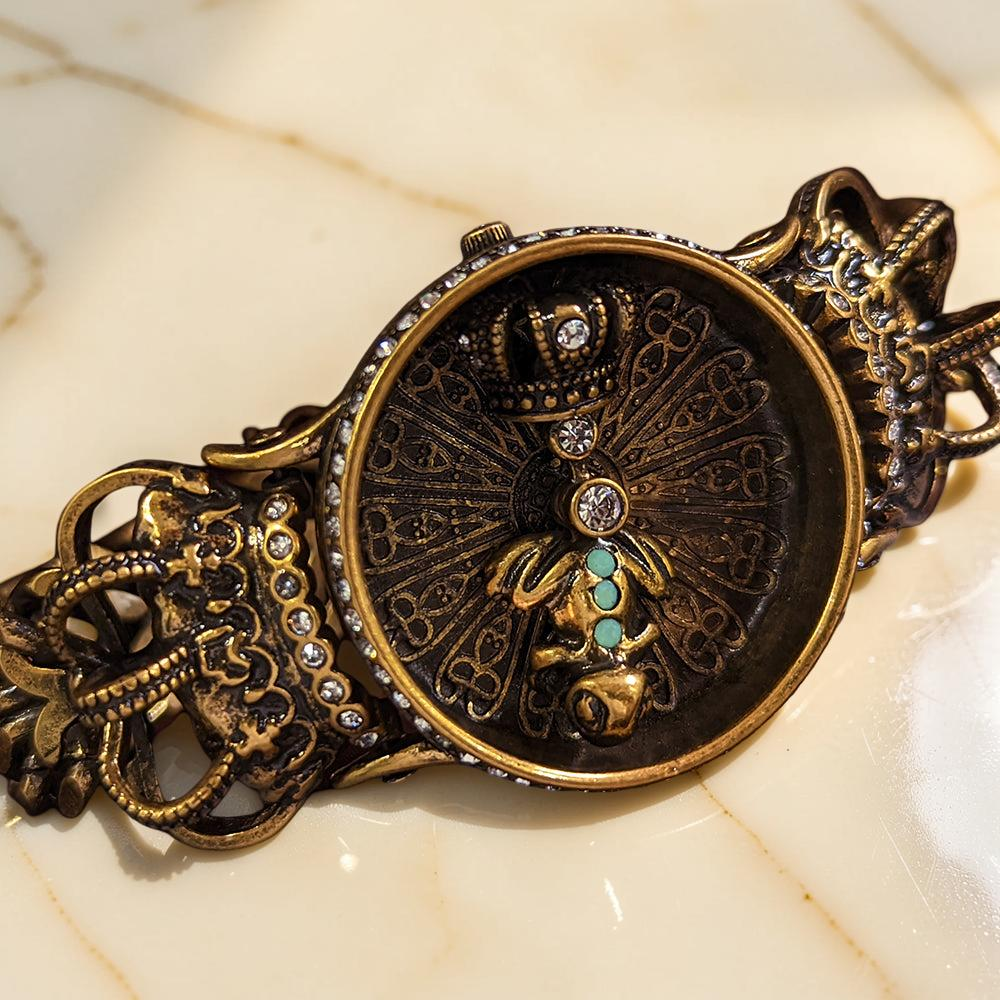 ATELIER-TIBET – Bracelet Vintage Zircon – Roi Grenouille