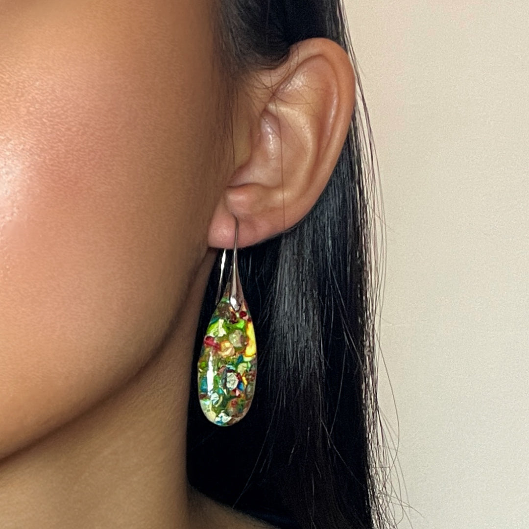 ATELIER-TIBET – Boucles d’Oreilles Jaspe – Essence Sauvage