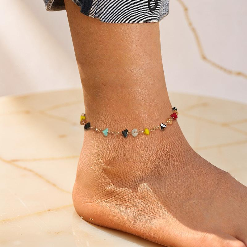 ATELIER-TIBET – Bracelet de Cheville Agate – Pépite de Joie