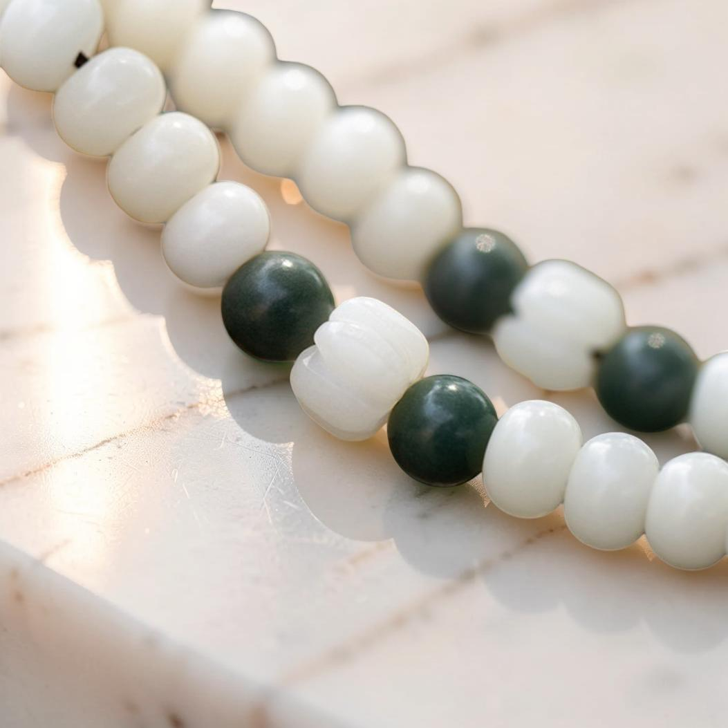 ATELIER-TIBET – Mâlâ Lotus Graine de Bodhi – Perla, 108 Perles