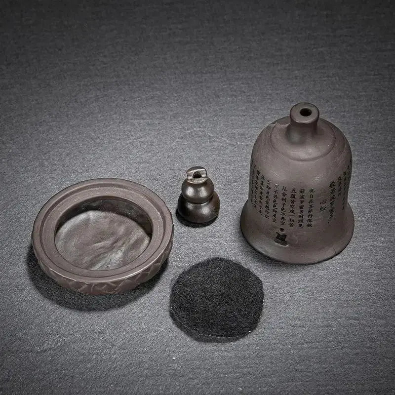 ATELIER-TIBET – Brûleur d’Encens en Céramique Calligraphie, Esprit Zen