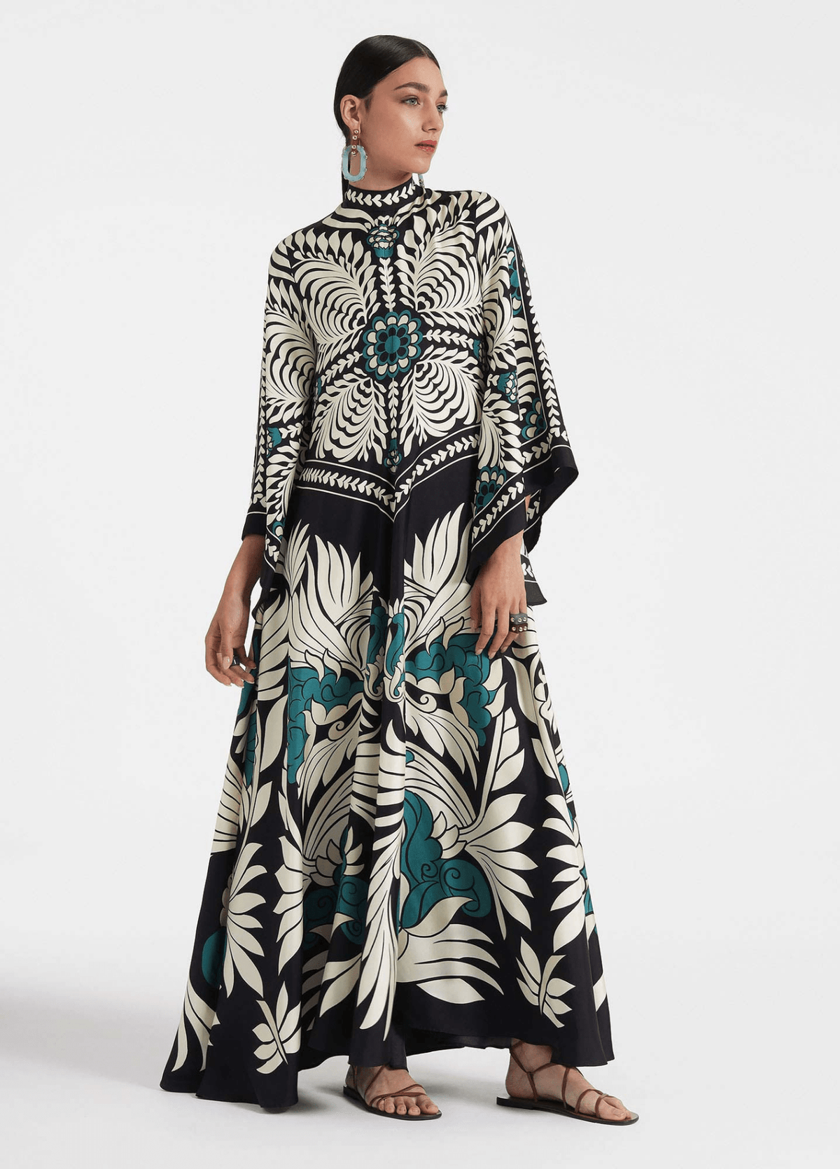 Robe kimono femme bleu – Art Botanique