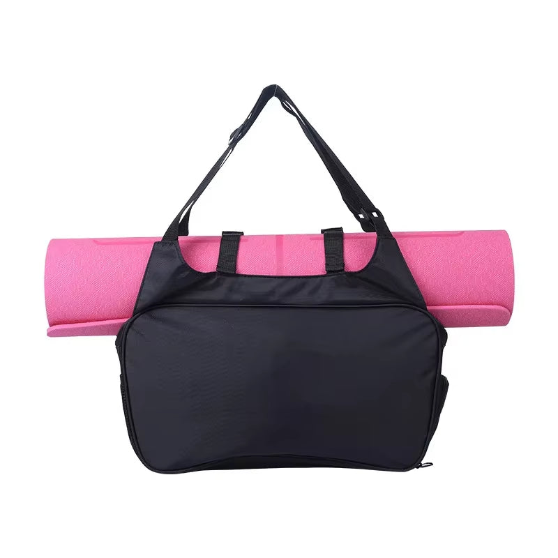 ATELIER-TIBET – Sac de yoga imperméable en nylon – Rose & Noir
