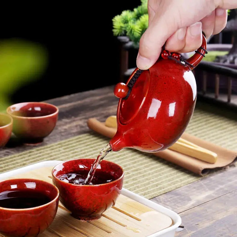 ATELIER-TIBET – Service à Thé Portable en Céramique, Rituels Zen & Voyages