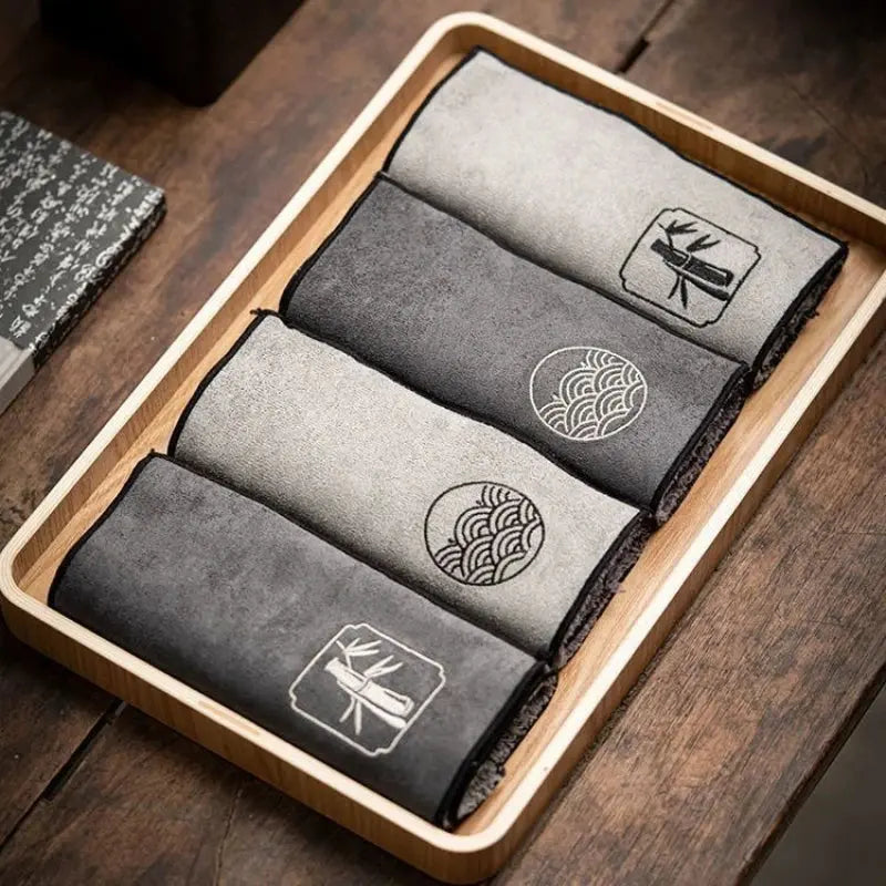 Serviette de Cérémonie du Thé – Coton Lin Zen