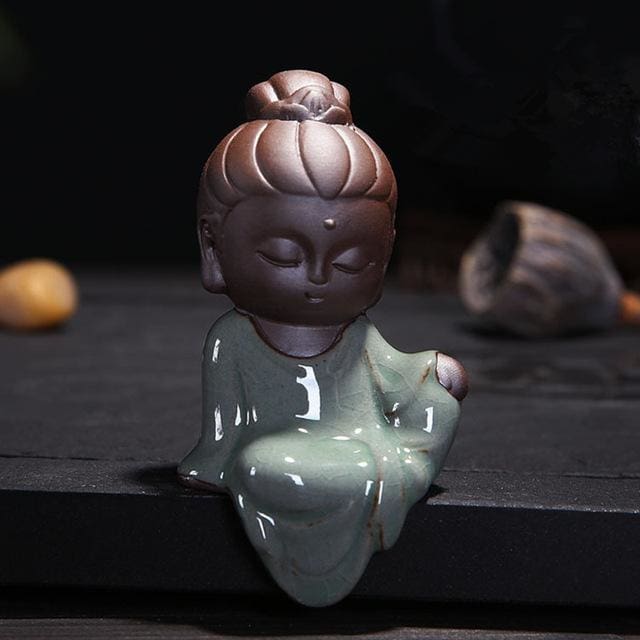 ATELIER-TIBET – Statuette Bouddha en Céramique – Harmonie & Sérénité