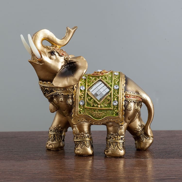 ATELIER-TIBET Statuette d'éléphant de Thaïlande porte bonheur