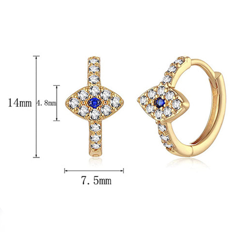 ATELIER-TIBET Boucles d’Oreilles Œil Protecteur Argent 925