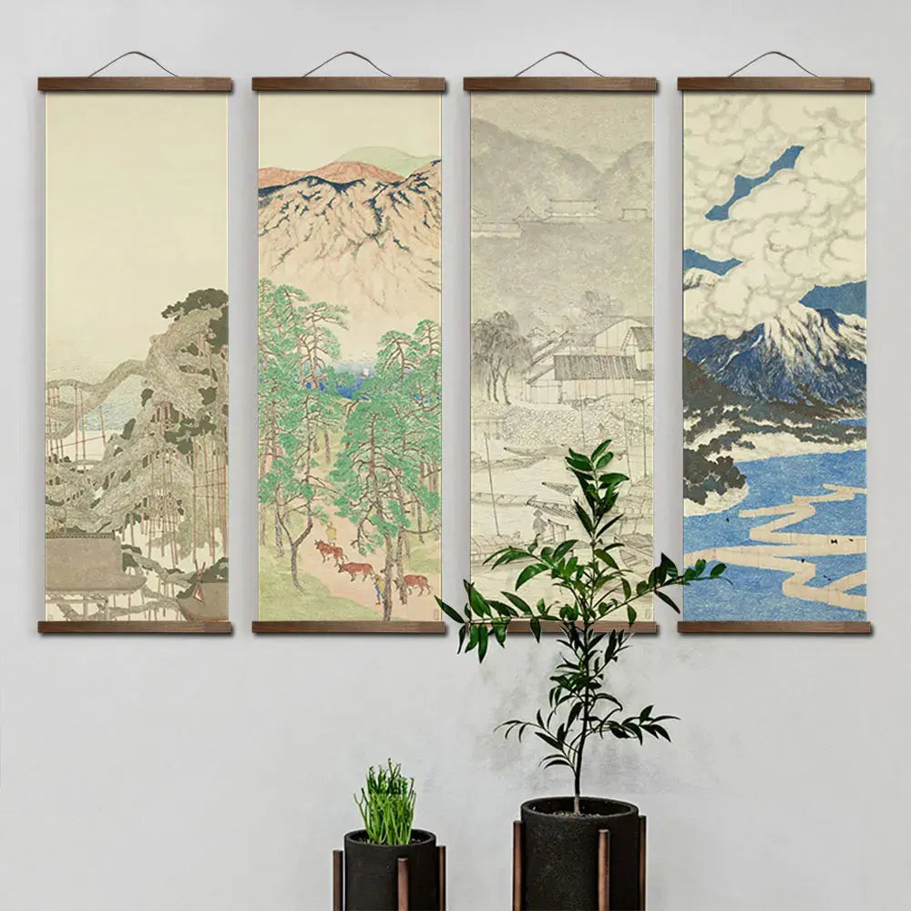 ATELIER-TIBET – Décoration Murale Japonaise Zen aux Paysages Naturels
