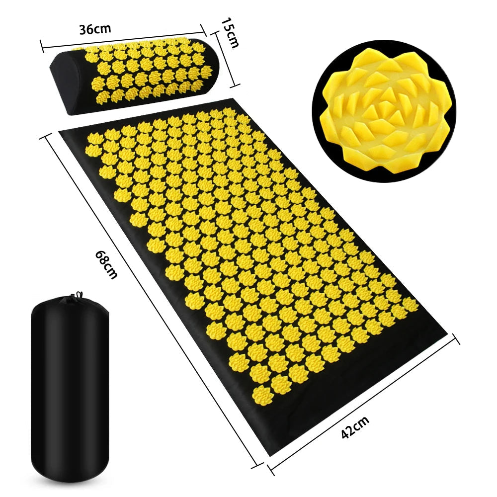 ATELIER-TIBET – Tapis d’Acupression Fleurs de Lotus – Bien-être & Relaxation