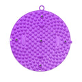 ATELIER-TIBET – Tapis d’Acupression ROND Violet – Coussin de Relaxation et Bien-Être