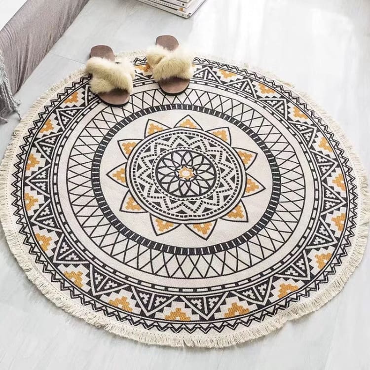 ATELIER-TIBET – Tapis Rond Zen – Déco & Relaxation Intérieure