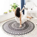 ATELIER-TIBET – Tapis Rond Zen – Déco & Relaxation Intérieure