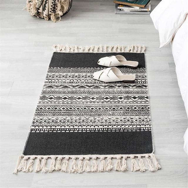 ATELIER-TIBET Tapis Zen Turc à frange