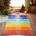 ATELIER-TIBET – Tapis Sept Chakras Style Bohème – Déco & Espace Bien-Être