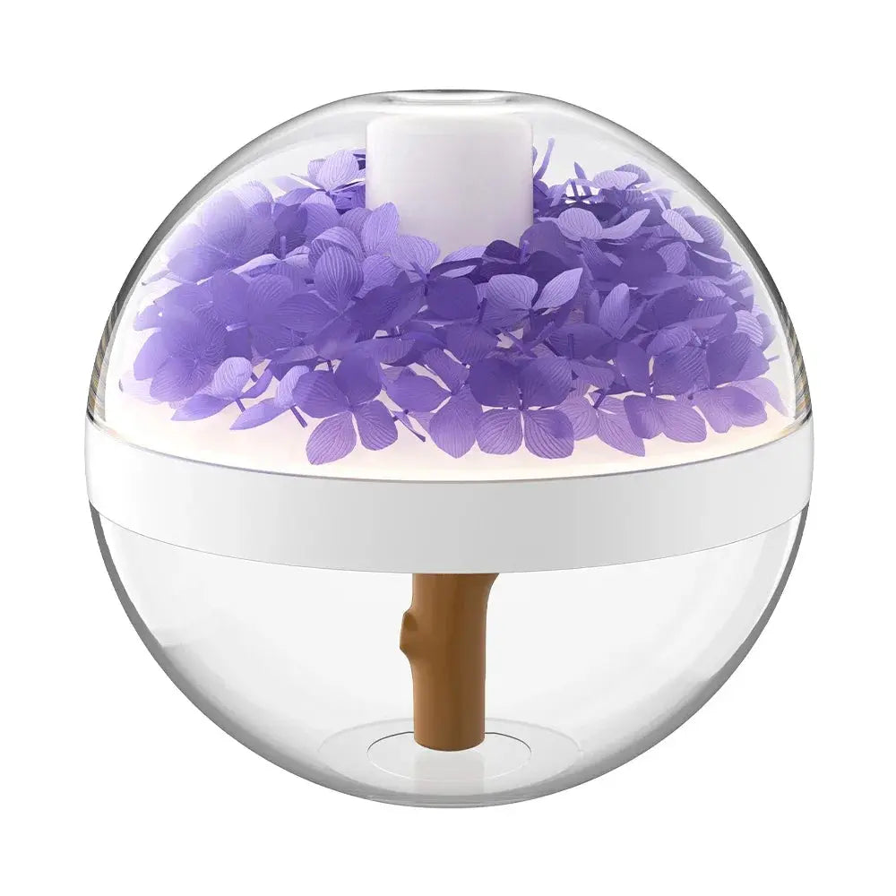 ATELIER-TIBET – Diffuseur d’Huiles Essentielles USB Rechargeable Effet Fleurs & LED