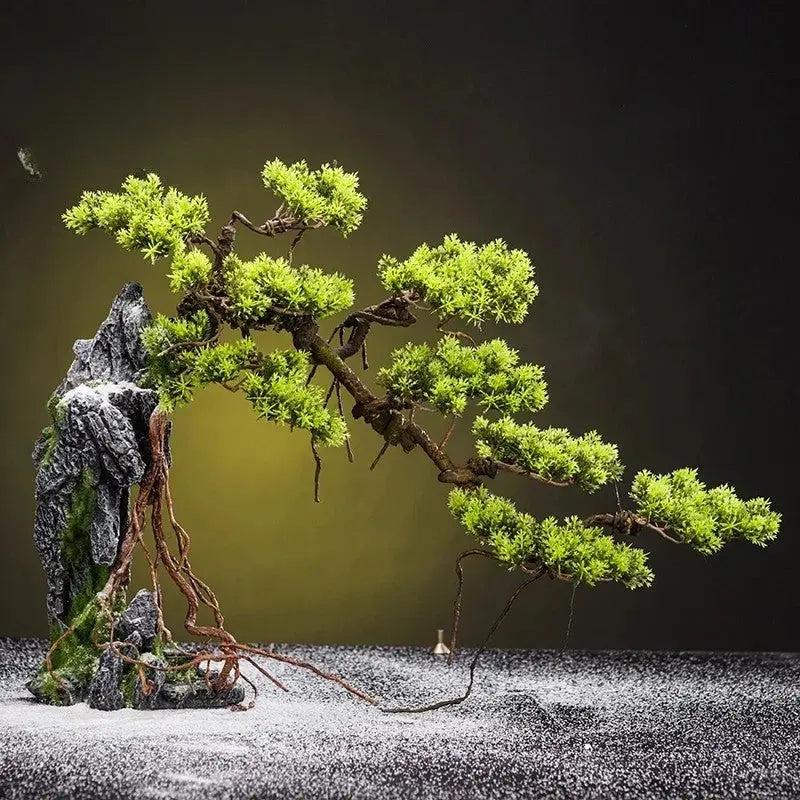 ATELIER-TIBET – Souffle d’Éternité · Bonsaï d’Encens & Fontaine Zen Lumineuse