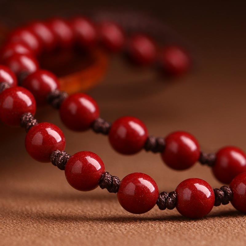 ATELIER-TIBET – Collier Dragon en Jade Hetian, Cinabre et Cuivre | Année du Dragon